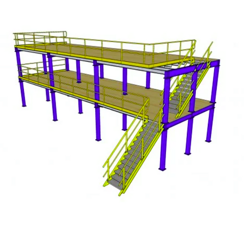 dreymar industrial multi-tier mezzanine floor 3d model dreymar industrial multi-tier mezzanine floor 3d model