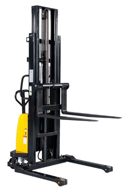 1500kg semi electric stacker - wide straddle (3m)