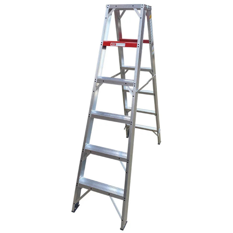 Heavy Duty A-Frame Aluminium Step Ladder - Double Sided