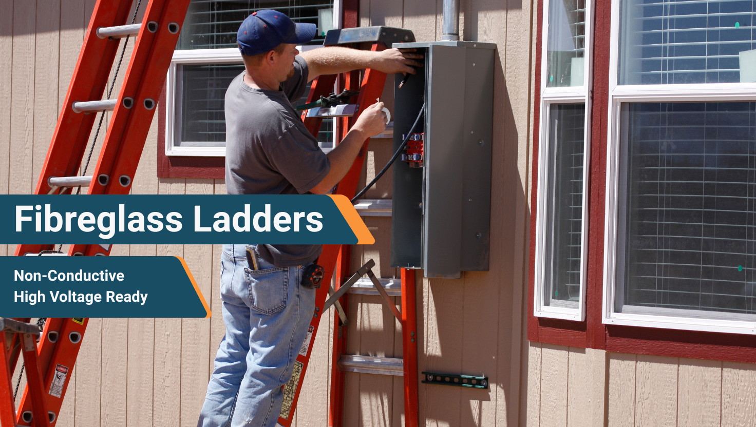 Dreymar Industrial Fibreglass Ladders