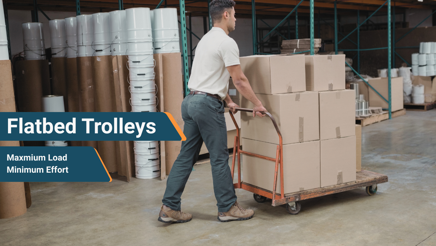 Dreymar Industrial Flatbed Trolleys