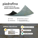 Piedrafina. Diseño: Arenisca. Flexibilidad y Resistencia en Revestimientos de Pared de Piedra Natural