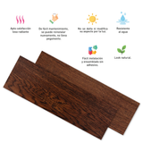 Piso Solid Wood, una solución innovadora de madera de ingeniería en un piso de 6 mm y capa de uso 0.8 mm