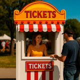 Boletería Portátil - Cabina de Venta Lista para Usar