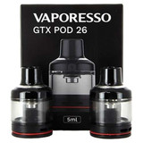 Vaporesso GTX Replacement Pod 26 5mL - 2 Pack