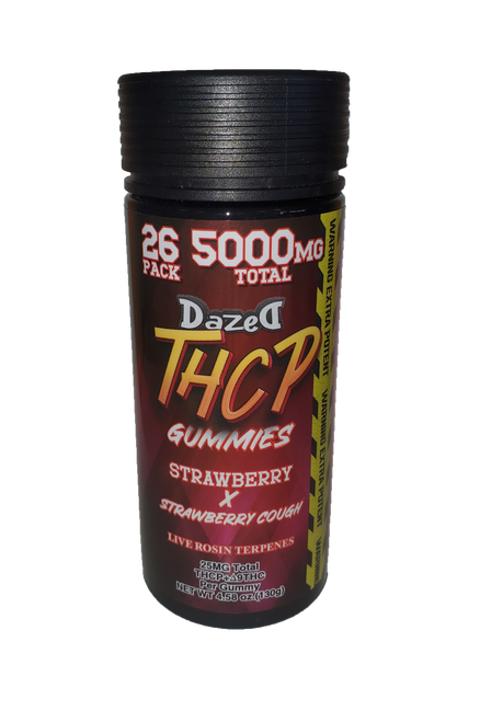 THCP Gummy Strawberry Cough 5000mg 26pk