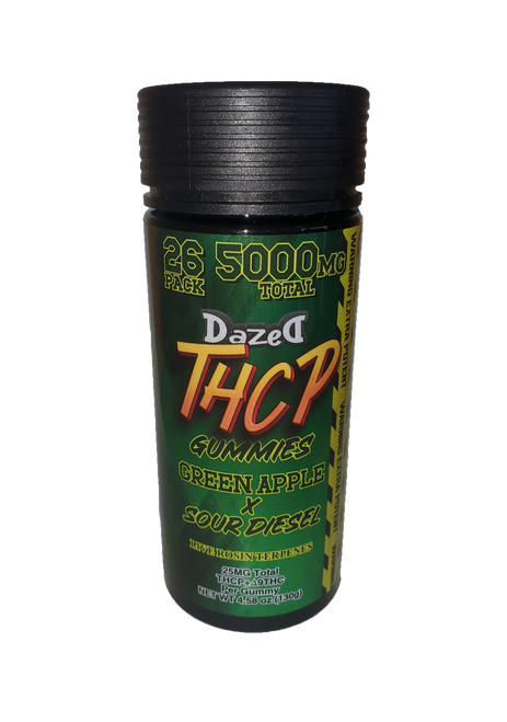 THCP Gummy Green Apple 5000mg 26pk
