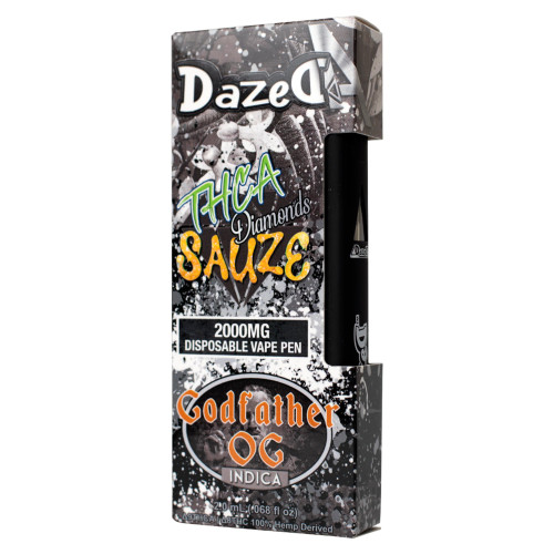 THCA Diamonds Sauze Godfather OG Disposable 2g