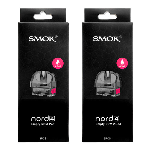 SMOK Nord 4 Replacement Pods (RPM or RPM 2 Coil Compatible) - 3 Pack