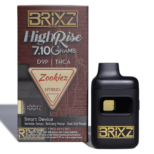 THCA/D9P Brixz NYC High Rise Zookiez Disposable 7g