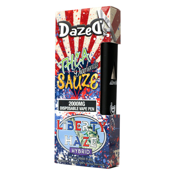 THCA Diamonds Sauze Liberty Haze Disposable 2g