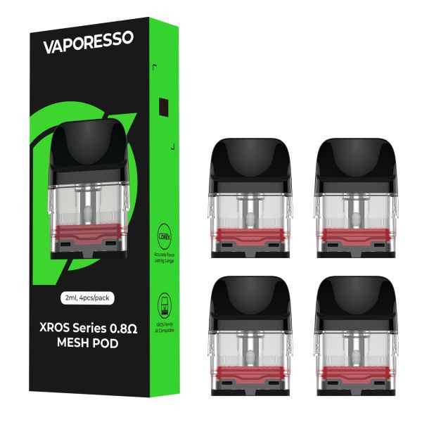voopoo drag replacement pods Vaporesso XROS 4 Mini Pod System Starter Kit main image 1