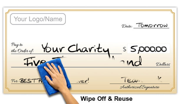 Giant Checks Fully Printed Oversize Fake Cheque Novelty Oversized