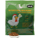 Euchirus 24LBS Non-GMO Dried Mealworms for Wild Bird Chicken Fish,High-Protein,Large Meal Worms.