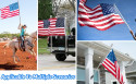 6FT Silver Stainless Steel Flag Pole Kit (With Bracket)