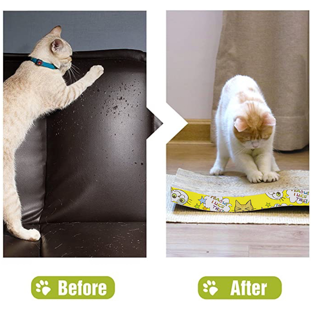 cat cardboard scratch pad