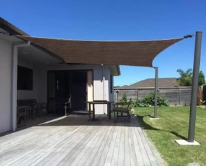 Euchirus Rectangle Sun Shade Sail - Brown