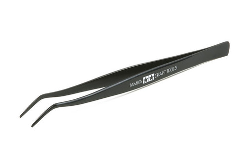 TAM74003 Tamiya Tweezers - Angled