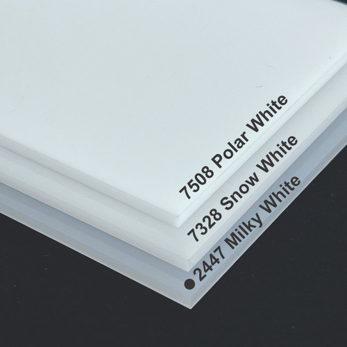 Acrylic Sheets 2447 Milky White