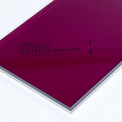 Cast Acrylic Dark Red Tint 2423