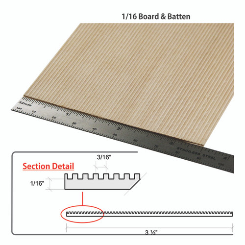 1/16" Board & Batten