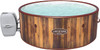 Lay-Z-Spa Helsinki Hot Tub, Wood Effect Inflatable Spa with Freeze Shield