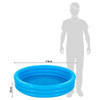 Intex Crystal Blue Three Ring Inflatable Paddling Pool 59416NP