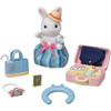 Sylvanian Weekend Travel Set Snow Rabbit Mother