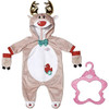 Baby Born Reindeer Onesie Outfit for 43cm Dolls