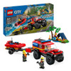 LEGO City 4X4 Fire Truck With Rescue Boat