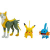 Pokémon Battle Figure 3-Pack: Mudkip, Pikachu & Boltund