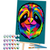 Splat Planet Sloth Paint By Numbers Art Kit