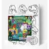 Splat Planet Dinosaur Pop Art Paint By Numbers Art Kit