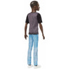 Barbie Ken Fashionistas Doll Los Angeles Sports '4' T-Shirt with Blue Jeans