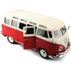 Maisto?1:25 Volkswagen Van Samba, Red/White Diecast Model