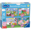 Ravensburger Peppa Pig 4 in a Box (12, 16, 20, 24 Piece) Jigsaw Puzzles