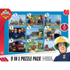 Jumbo Games Fireman Sam 9-in-1 Jigsaw Puzzle Bumper Pack