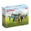 ICM WWII Raf Airfield Set Spitfire Mk.Ix & Spitfire Mk.Vii Raf Pi Model Kit
