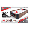AMRAP 20” Portable Wooden Tabletop Air Hockey Set