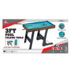 AMRAP 3ft Folding Pool Table With Balls and Cues