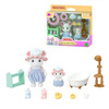 Sylvanian Bath Time Bubble Siblings