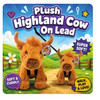 KTL Highland Cow On Lead Plush Toy