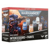 Warhammer 40,000 Space Marines: Intercessors Paint Set (Paints & Tools Included)