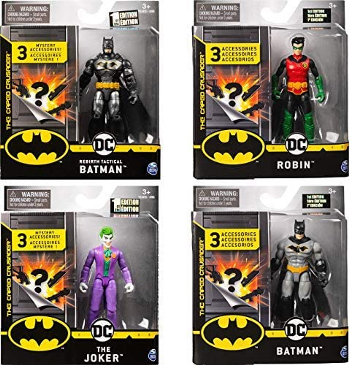 30cm batman action figure 4 pack