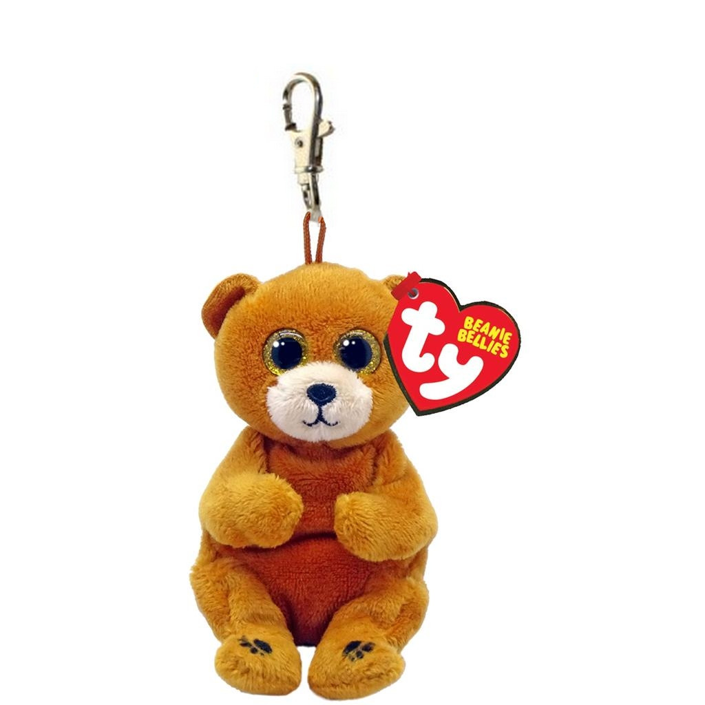 Ty Beanie Bellies Clips T43100 Plush Key Holder, Mitzi The Kitten With Blue Eyes Glitter Plush Animals With Soft Belly 12 Cm - View #5