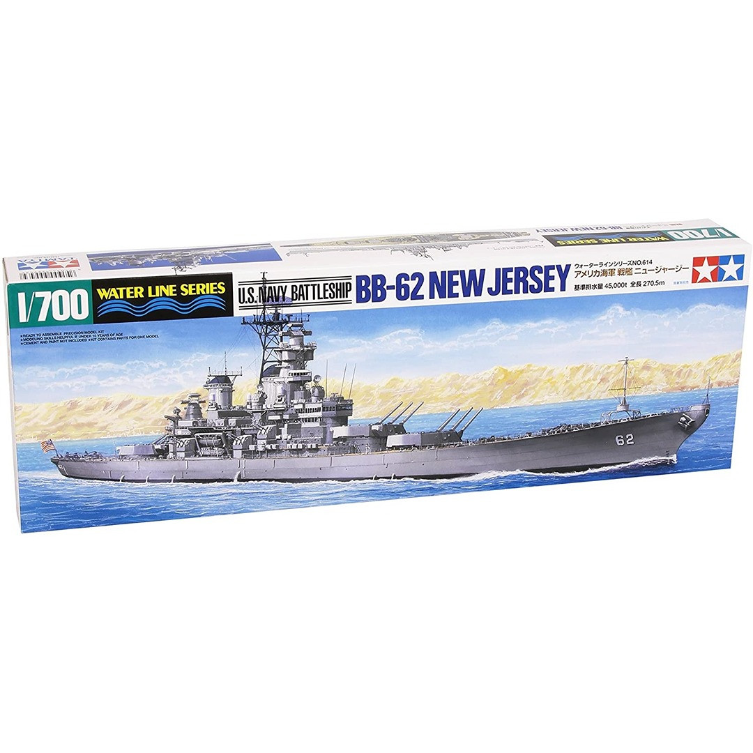 タミヤ 未組 タミヤ 1/350 アメリカ海軍戦艦 BB-62 ニュージャージー