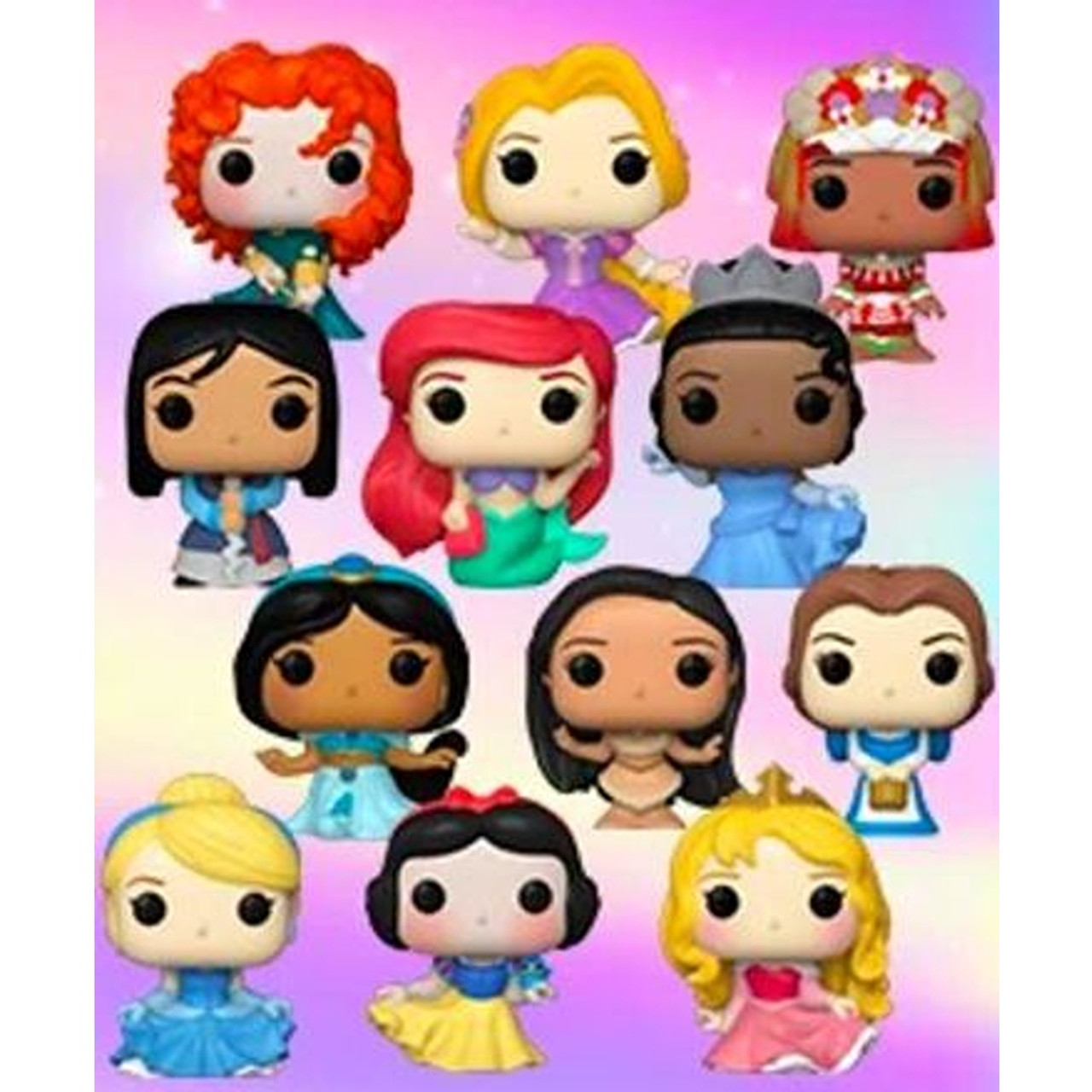 Funko Bitty Pop Disney Princess Mini figures 