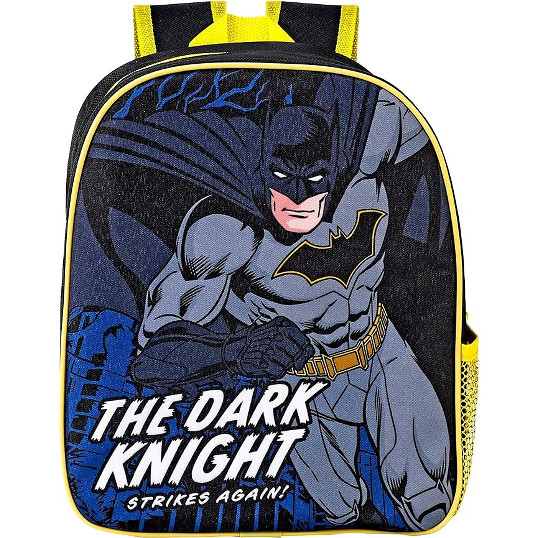 Batman Rucksack Kids Children's Character Premium Backpack Batman The Dark Knight