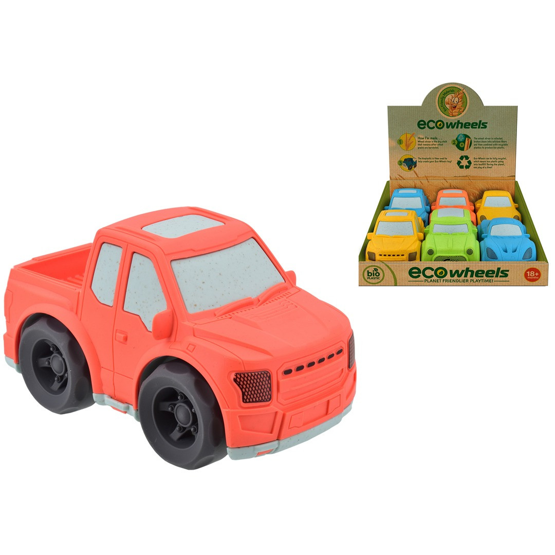 Eco Wheels Bio Plastic Car 15cm (Colours Vary) - Main Image