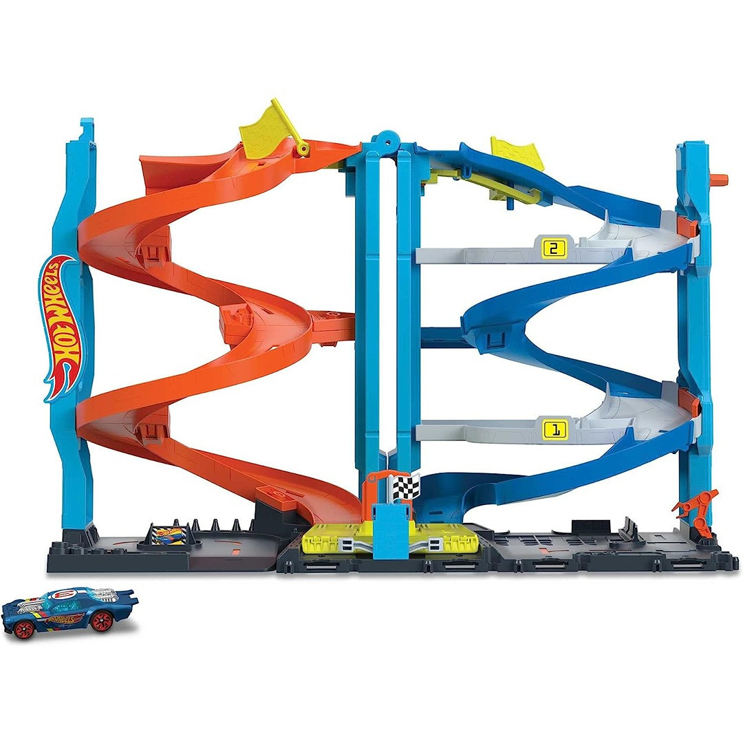 Hot Wheels City Transforming Race Tower Play Set